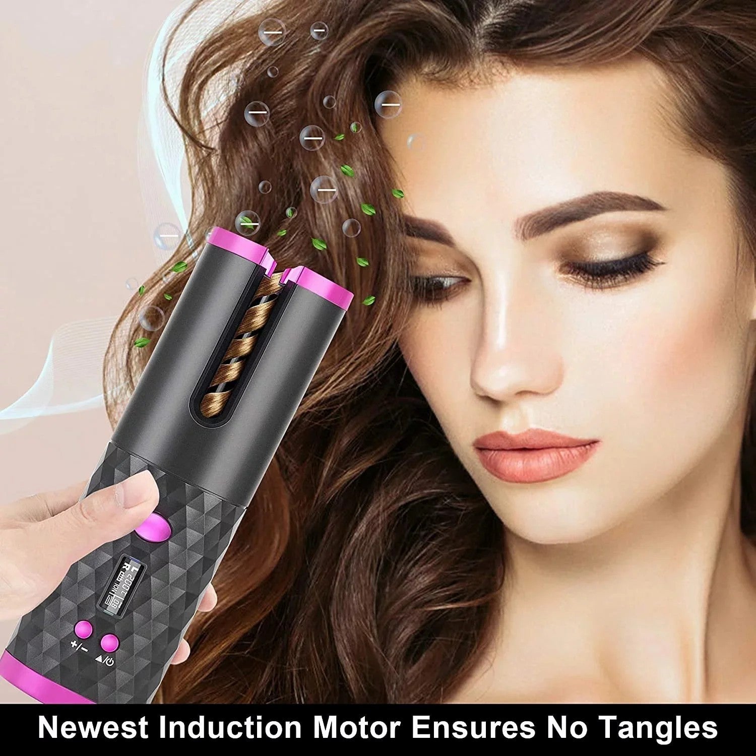 Portable Automatic Hair Curler, Ceramic Rotating For Hair Styling