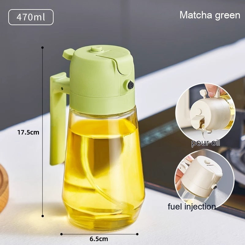 470ML2 In 1  Oil Sprayer Dispenser For Cooking