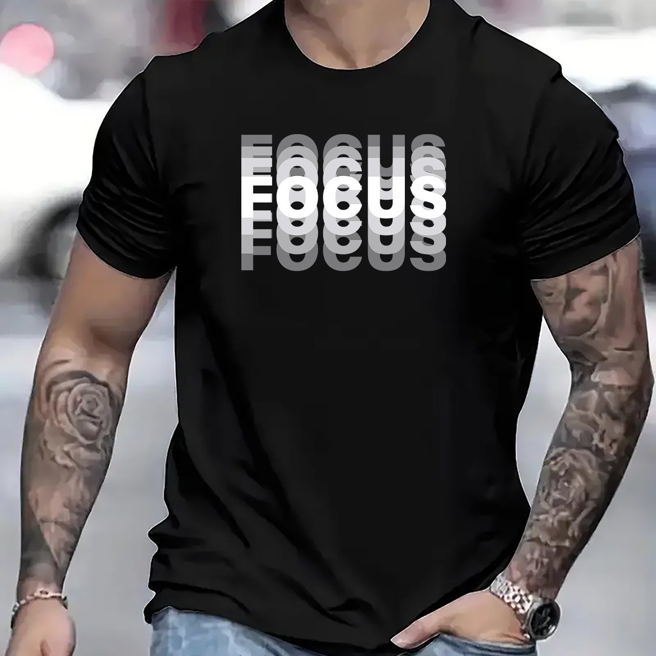 Focused On Printed Men's T-shirts