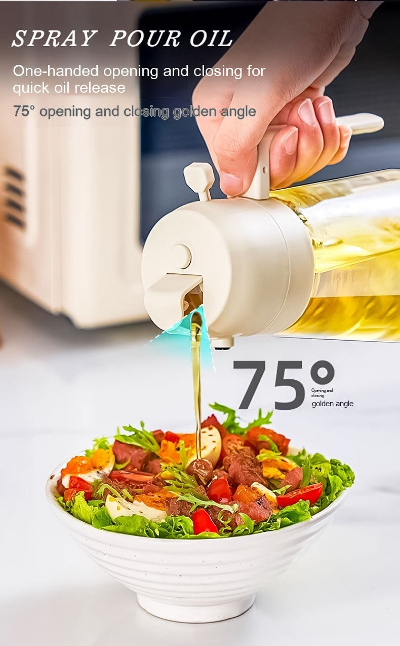 470ML2 In 1  Oil Sprayer Dispenser For Cooking