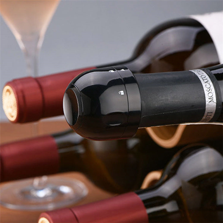 Silicone Sealed Vacuum Red Wine Bottle Stopper