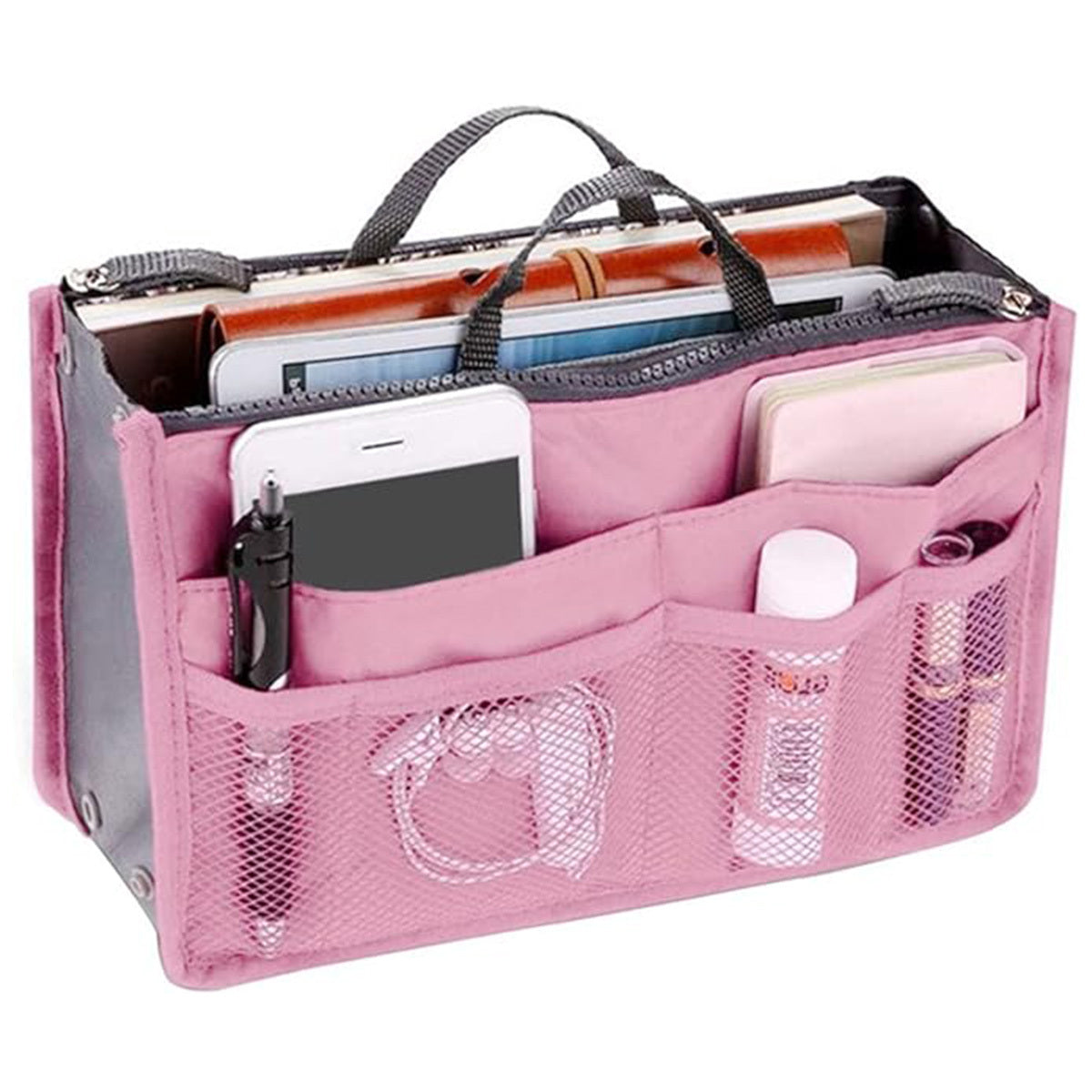 Handbag Organizer Insert with 13 Pockets for Easy Storage