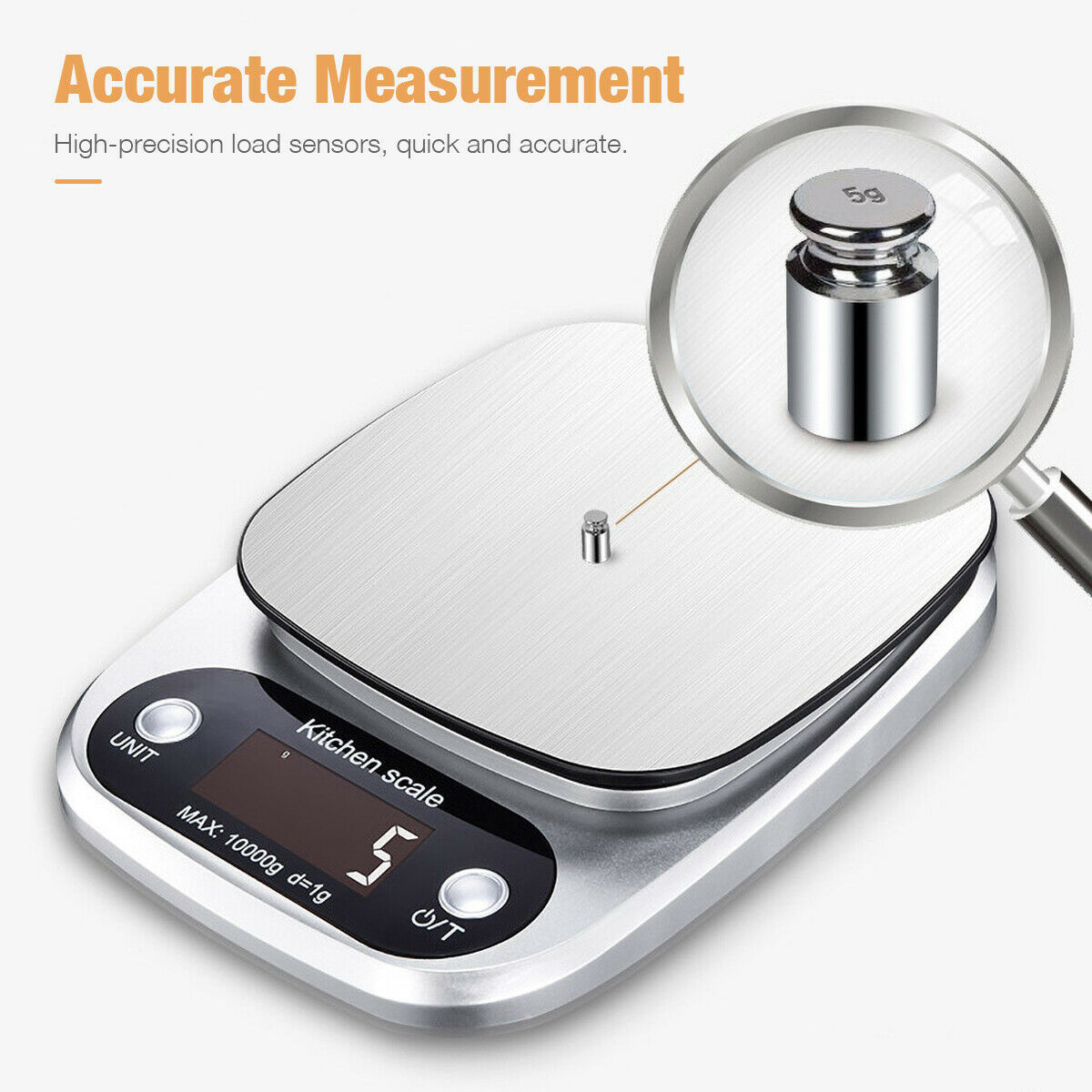 Digital Kitchen Food Diet Scale, MultifunctionStainless Steel Scale