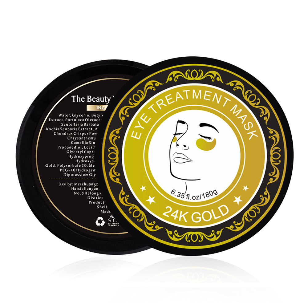 24K Gold Green Seaweed Eye Mask Moisturizing