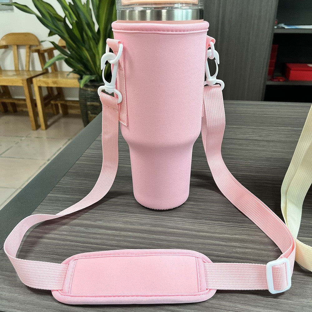 Portable Handle Mug Ice Cream Cup with Cover for Outdoors