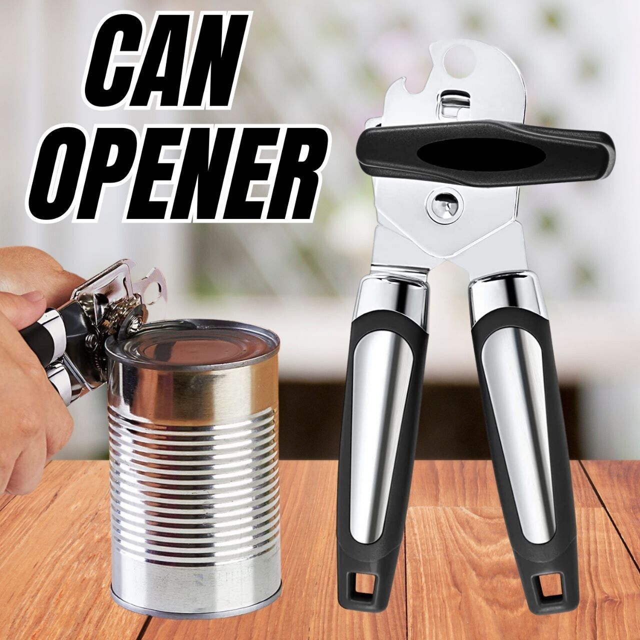 Manual Can Opener Smooth Edge