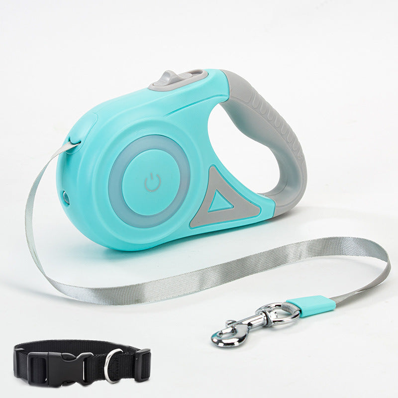 Retractable Leash And Dog Collar Spotlight