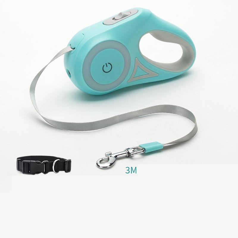 Retractable Leash And Dog Collar Spotlight