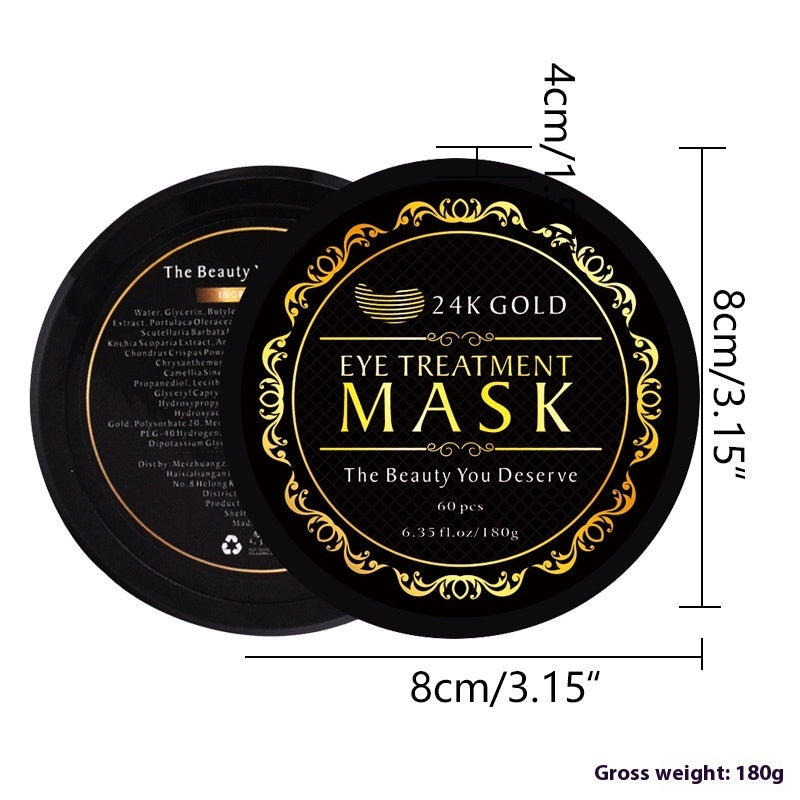 24K Gold Green Seaweed Eye Mask Moisturizing