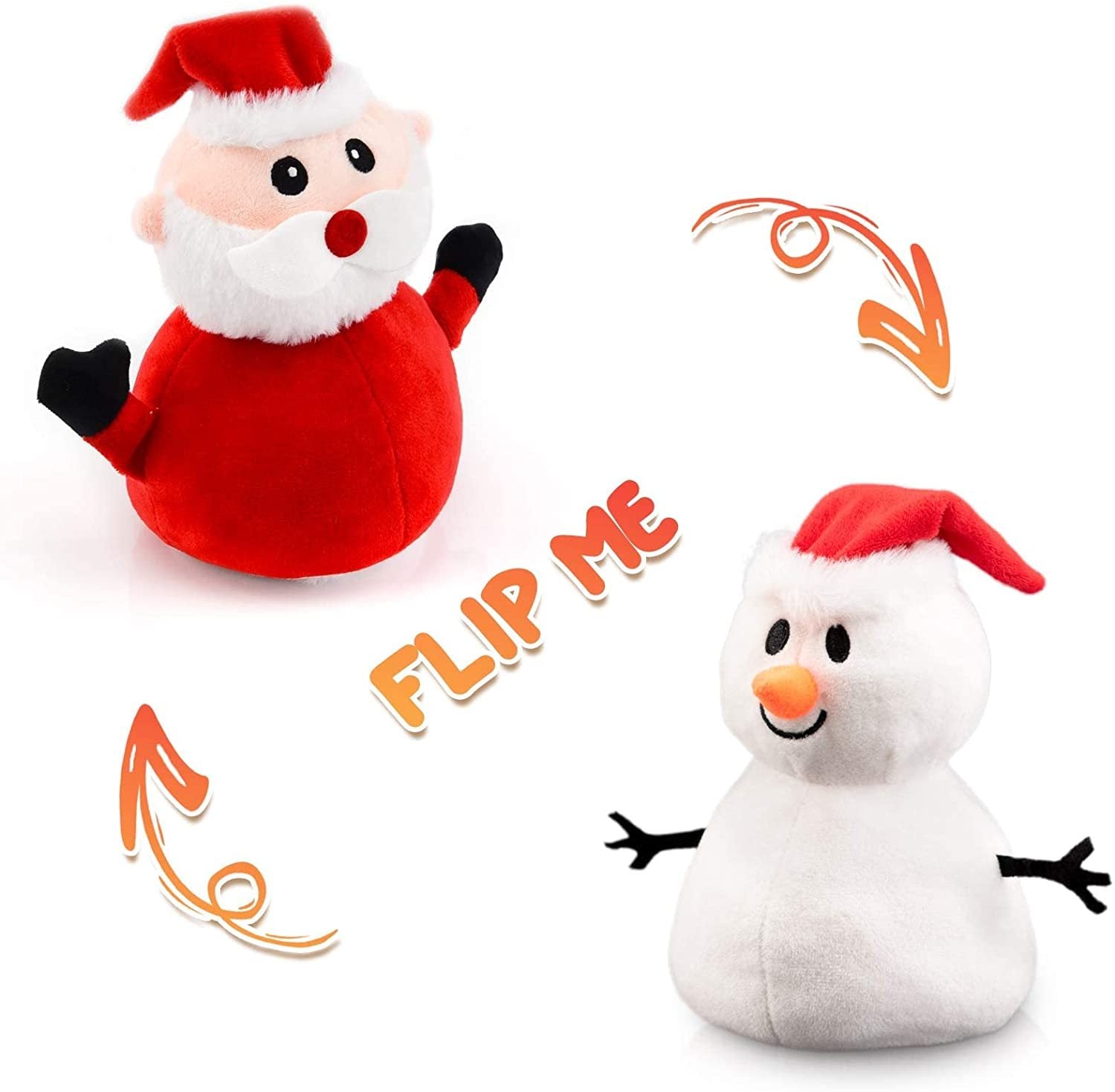 Santa Plush Snowman Plush Toy Gift for Kids