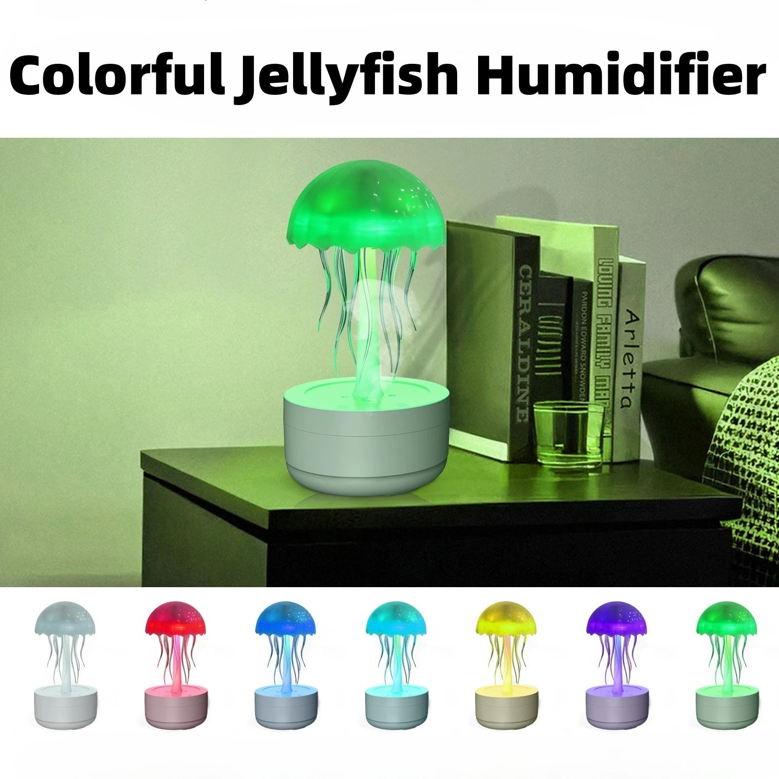 Colorful  Jellyfish Fragrance Humidifier & Diffuser