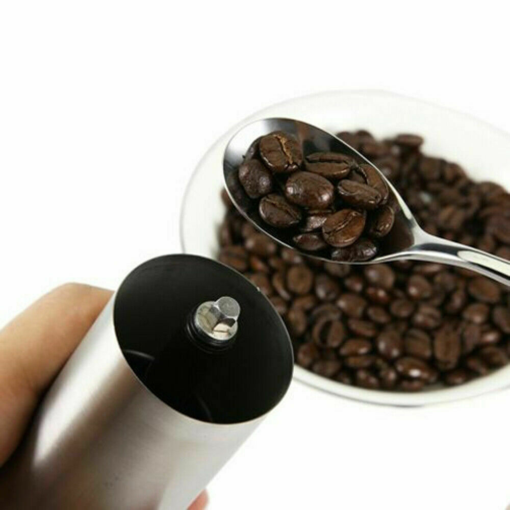 Hand Crank Pepper Conical Burr Grinder Coffee Beans Mill