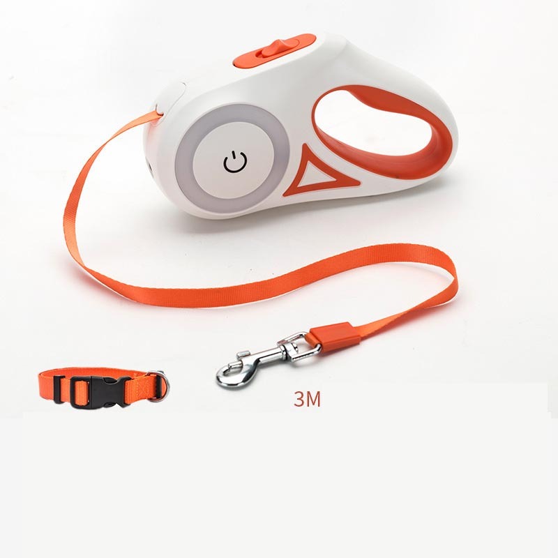 Retractable Leash And Dog Collar Spotlight