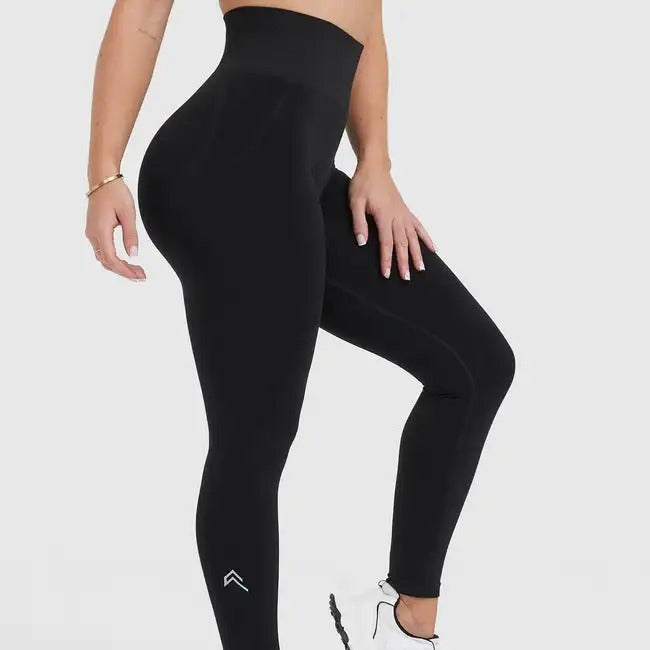 Sports Seamless Leggings High Elastic Solid