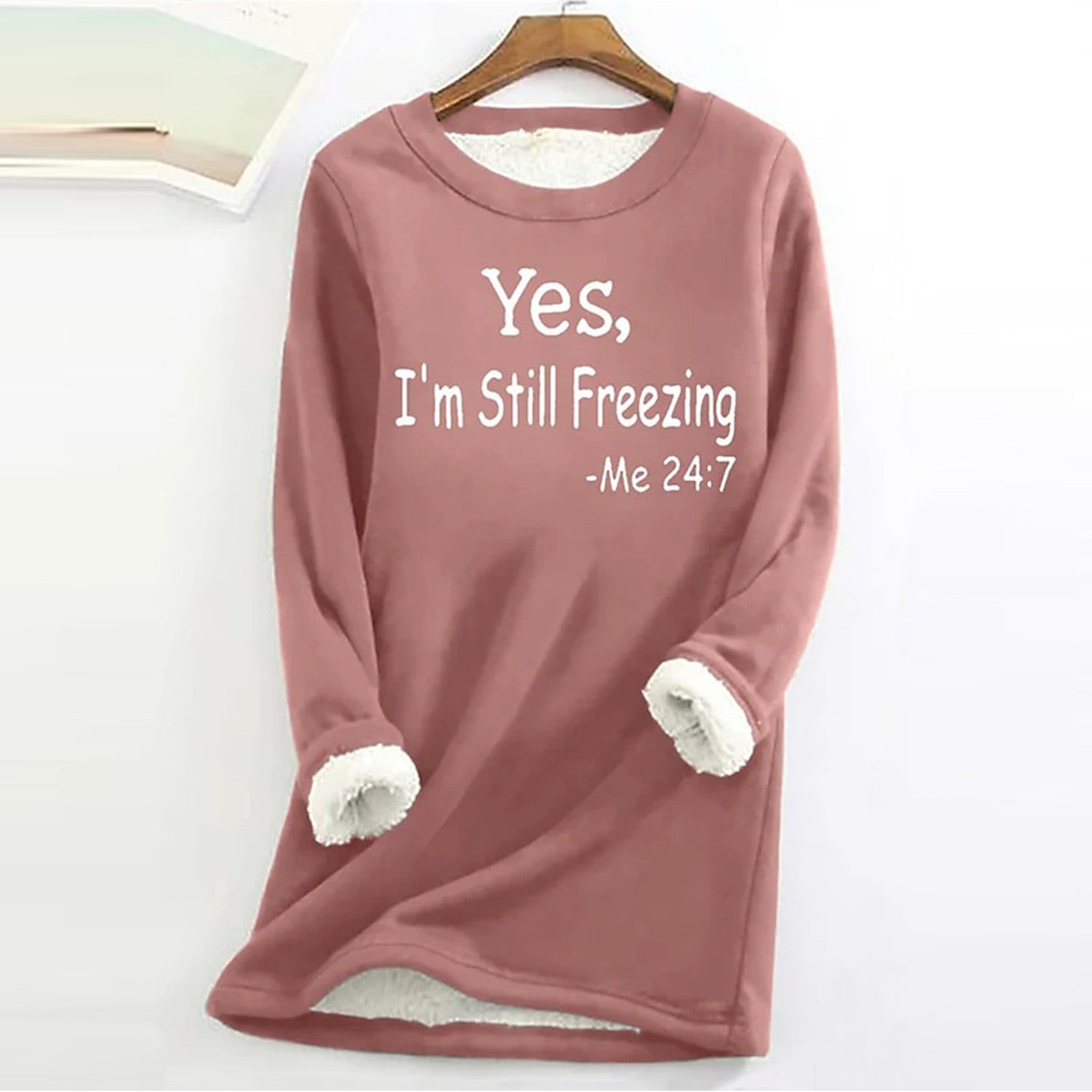 Thickened Plus Size Slim-fit Letter-printing Shirt