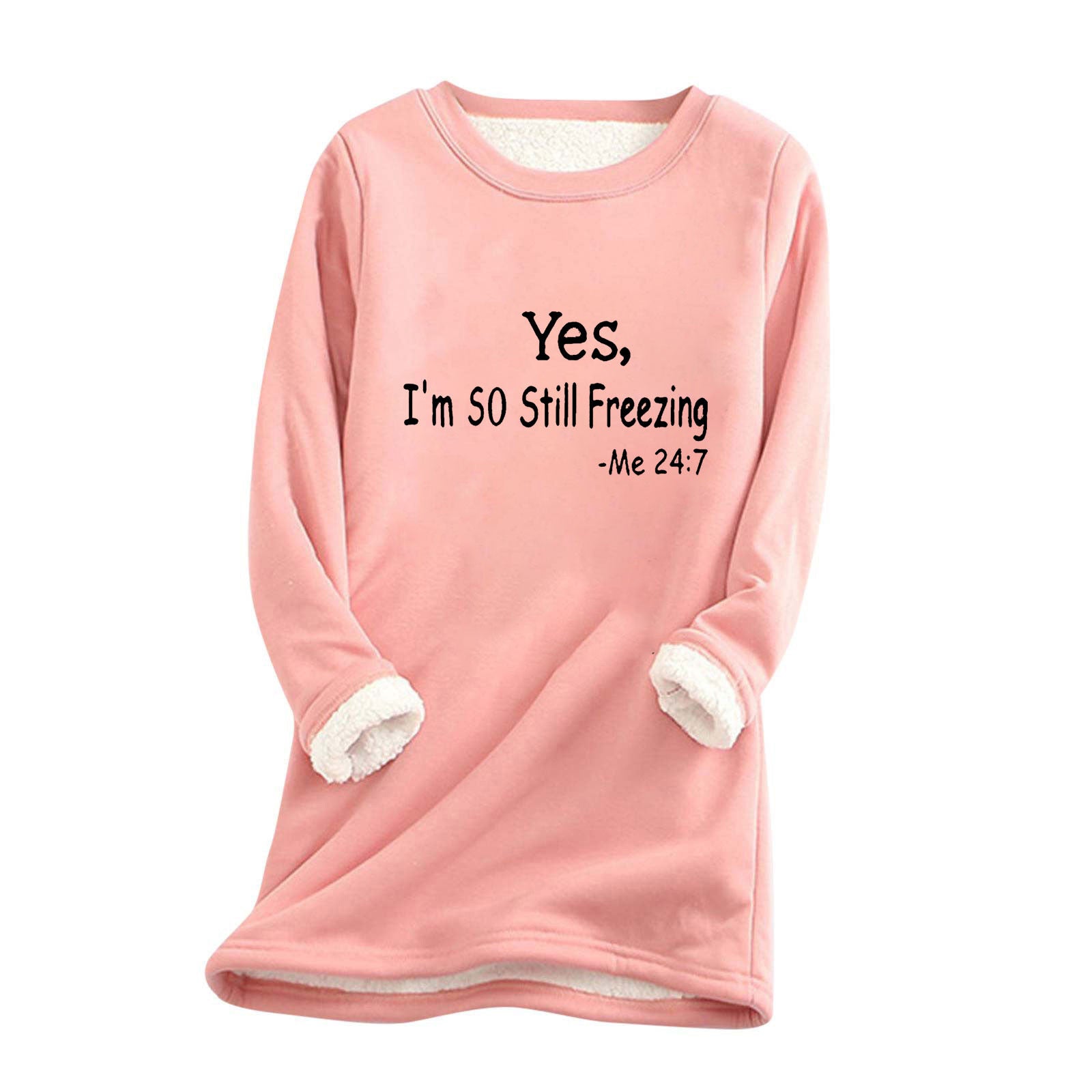 Thickened Plus Size Slim-fit Letter-printing Shirt