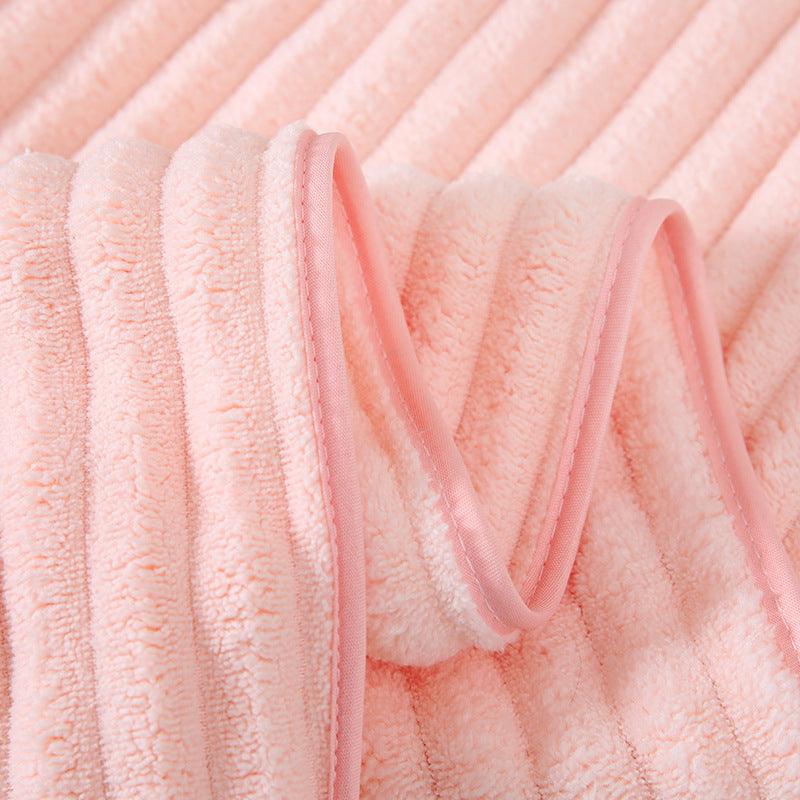 Absorbent Coral Fleece Home Beach Bath Towel