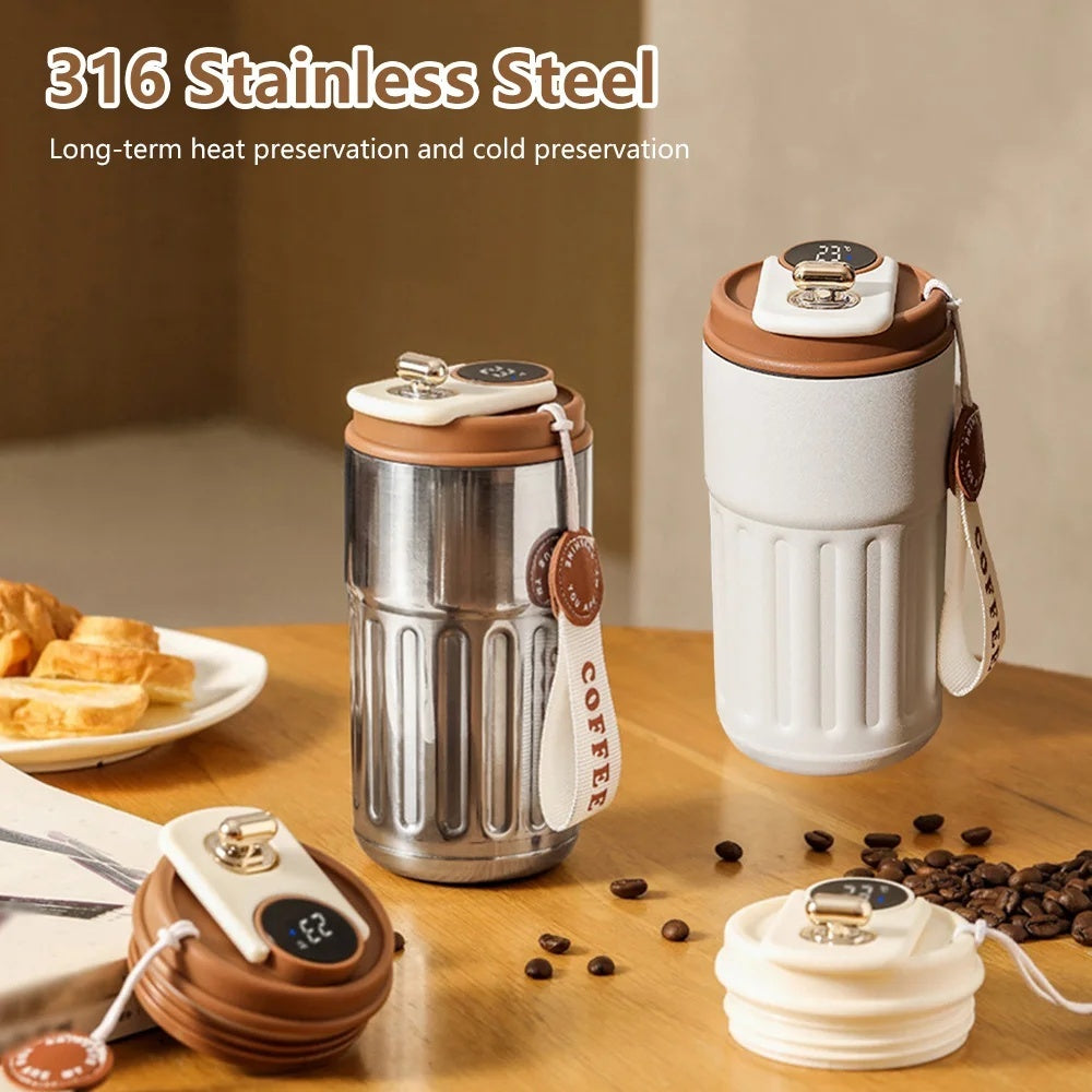 Smart Thermal Bottle Portable Coffee Mug