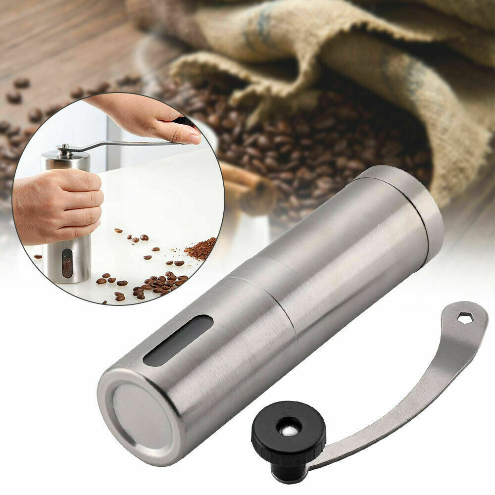 Hand Crank Pepper Conical Burr Grinder Coffee Beans Mill