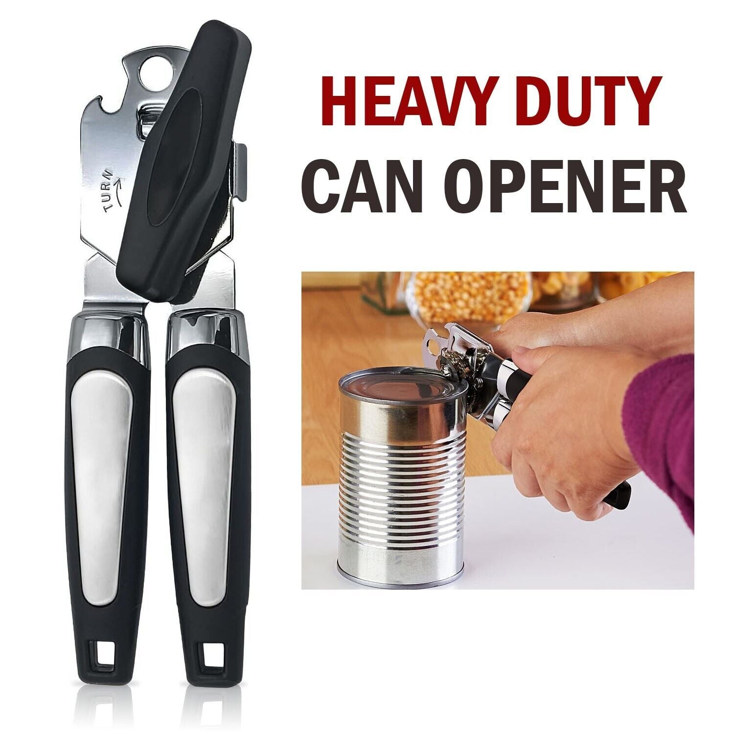 Manual Can Opener Smooth Edge