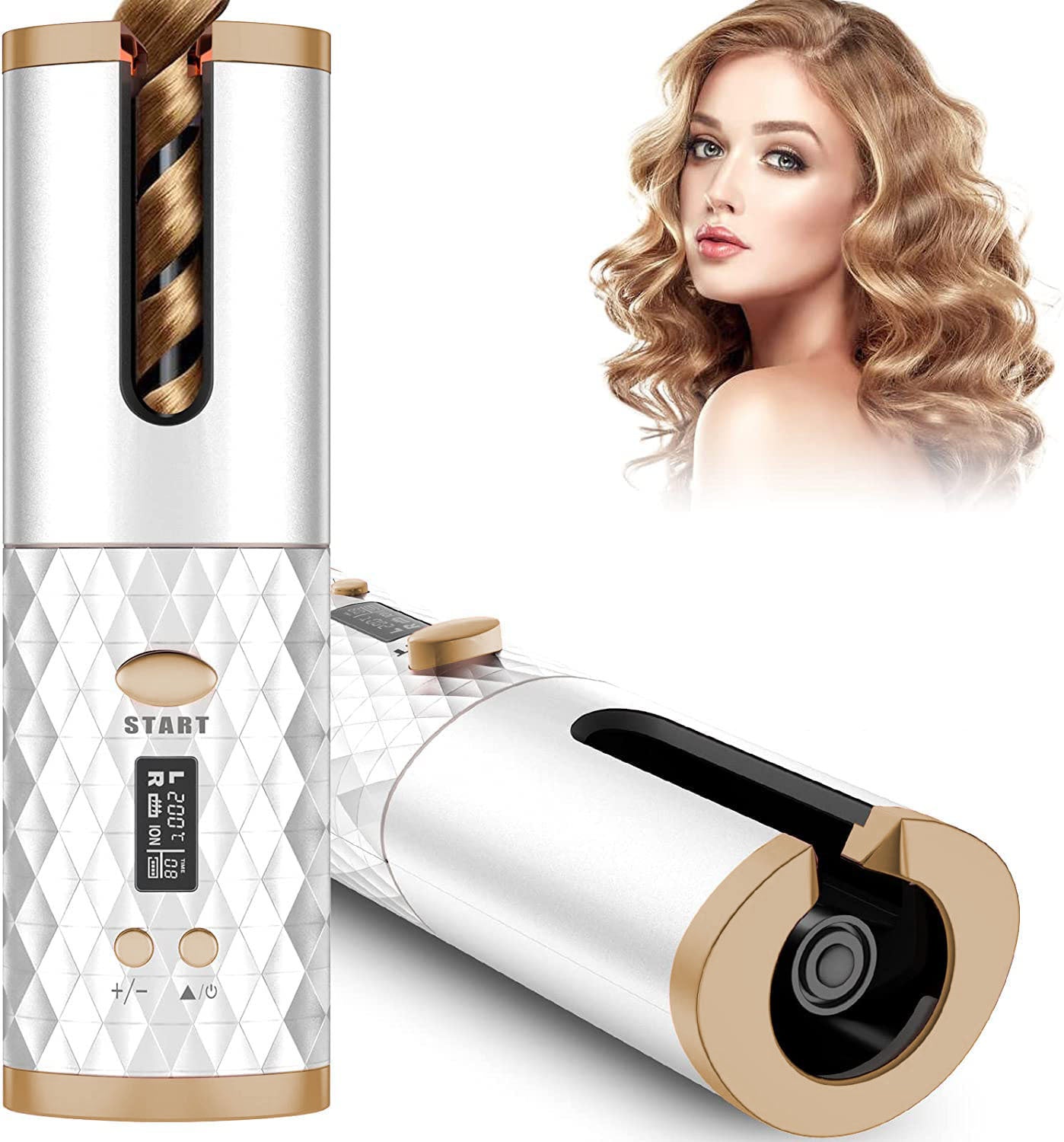 Portable Automatic Hair Curler, Ceramic Rotating For Hair Styling