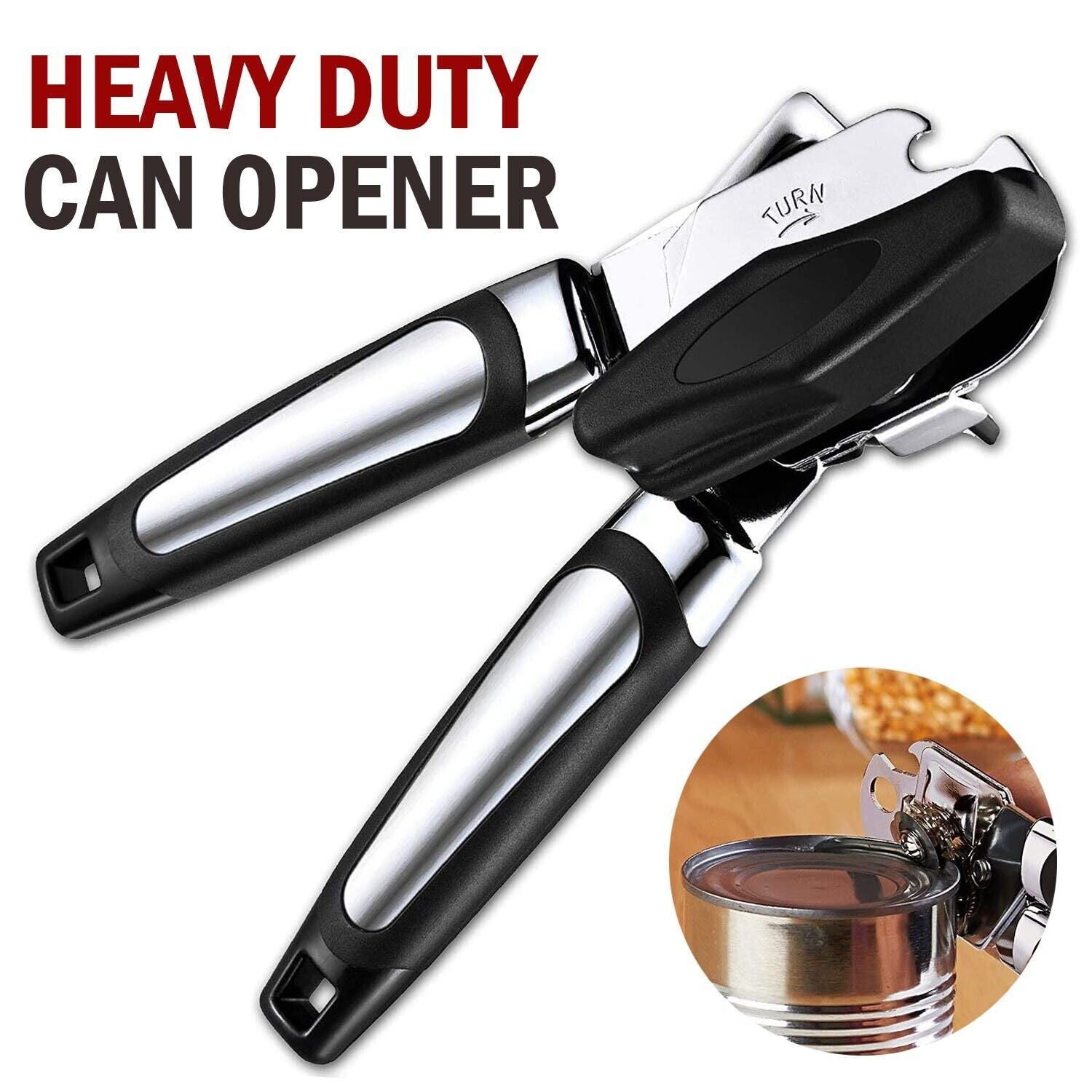 Manual Can Opener Smooth Edge