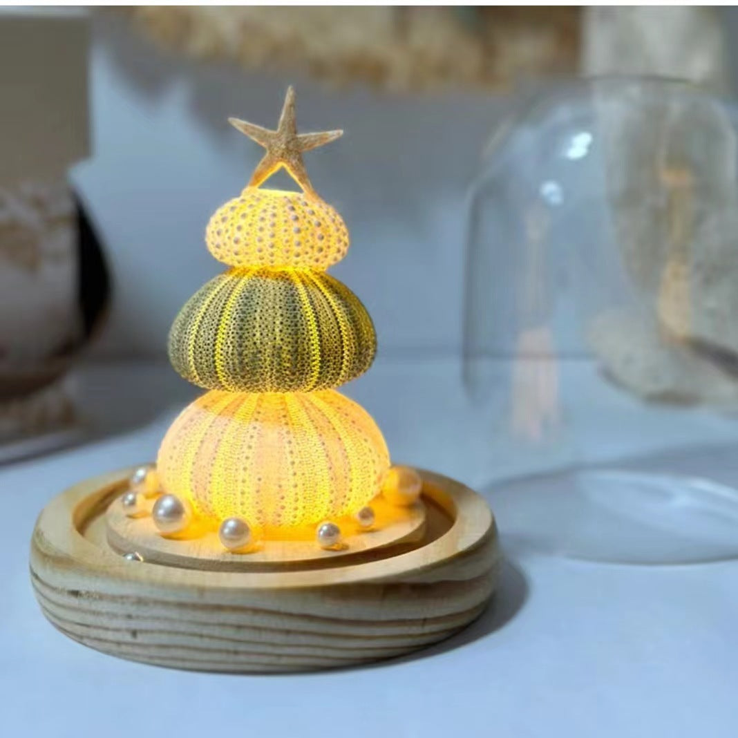 Handmade Luminous Sea Urchin Night Lamp for Cozy Ambiance