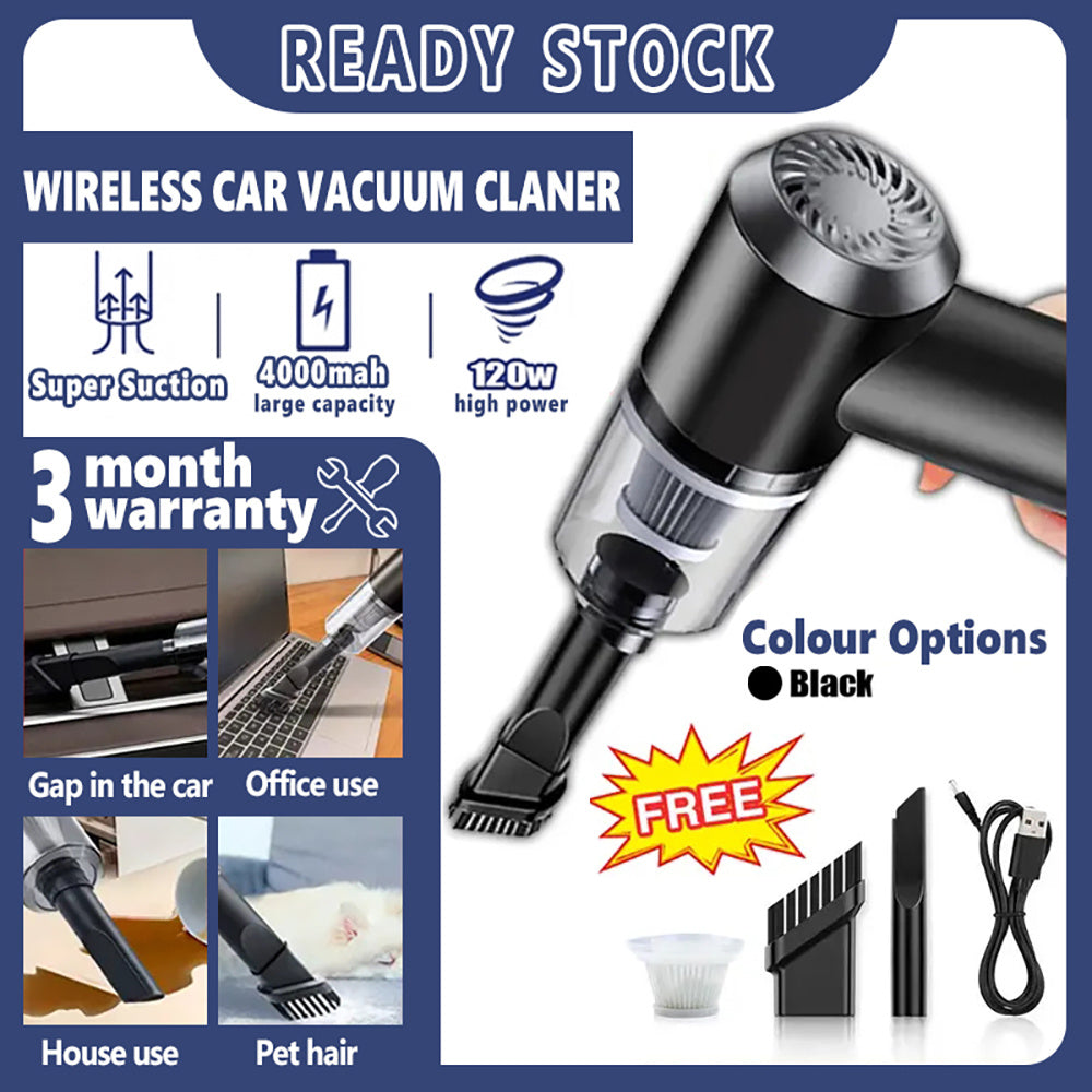 5-in-1  High-Power Cordless Car Vacuum Cleaner - 5000PA